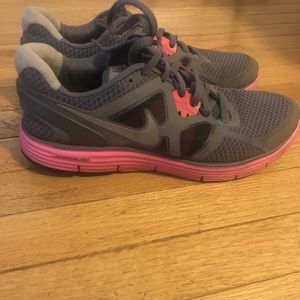 Pink & Grey Nike Sneakers